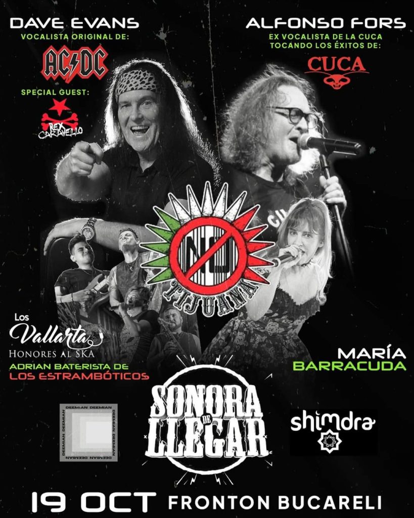 DAVE-EVANS-TIJUANA-NO-FRONTON-BUCARELI-CARTEL-819x1024-1 DAVE EVANS (EXCANTANTE DE AC/DC, TIJUANA NO, ALFONSO FORS y MUCHOS MÁSSE presentan en el FRONTÓN BUCARELI