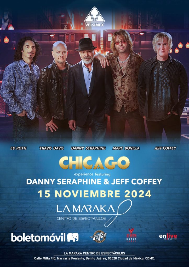 CHICAGO-EXPERIENCE-19-NOV-2024-LA-MARAKA-cartel1-723x1024-1 CHICAGO EXPERIENCE FEAT. DANNY SERAPHINE & JEFF COFFEY regresan a La Maraka en Noviembre